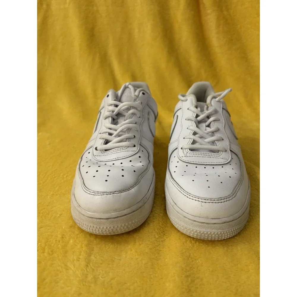 Nike Air Force 1 Shoes Low Big Kids GS Triple White Sneakers DH2920 111 Size 7Y